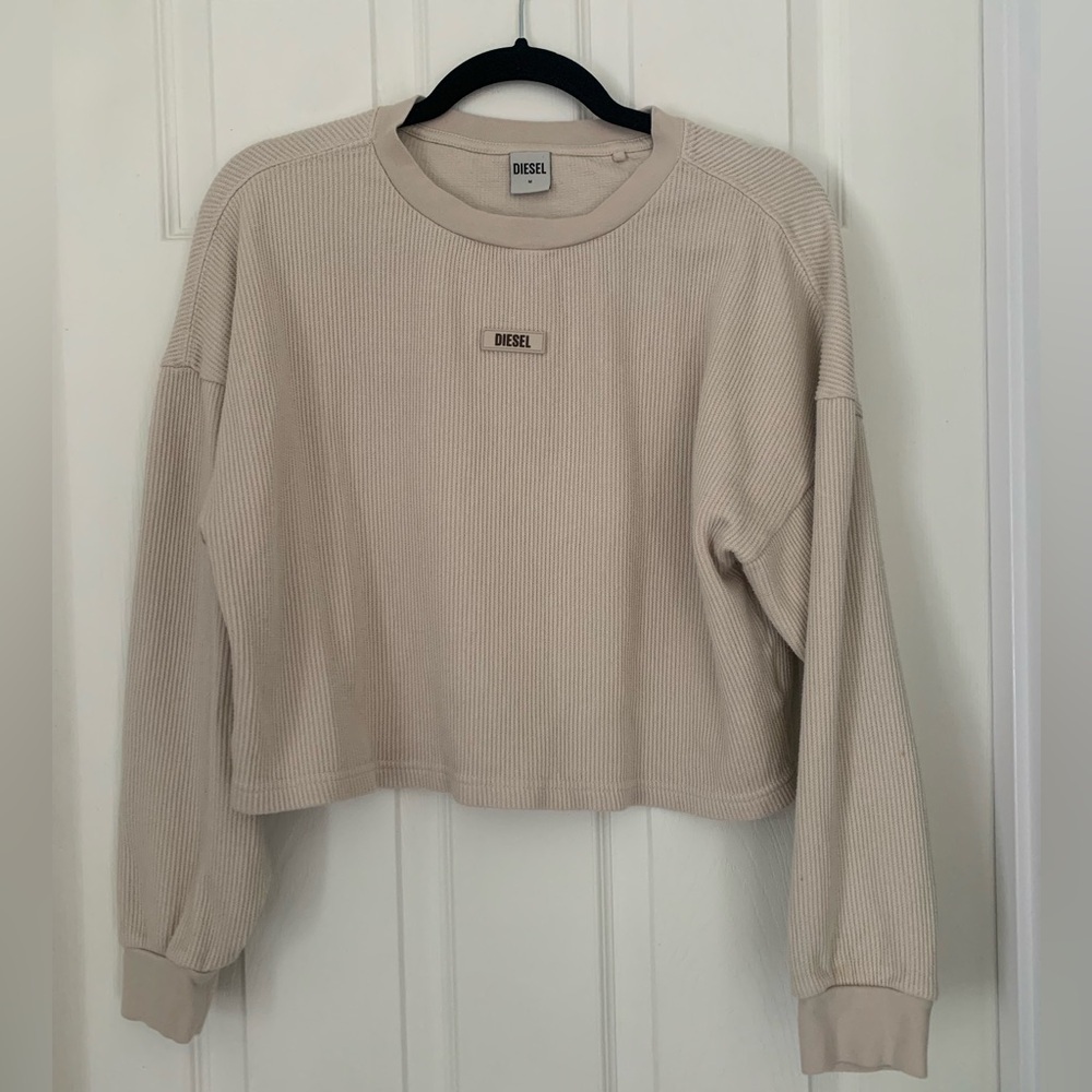 Diesel ribbed crop top